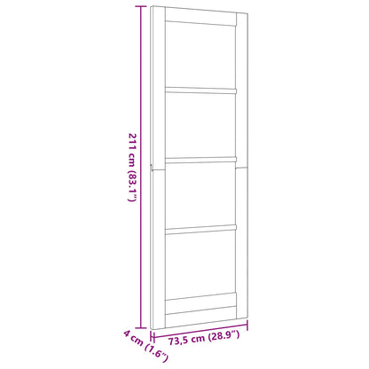 Interior Door Natural 73.5 x 211 cm Plywood