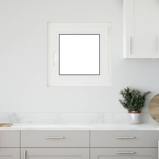 Basement Window Internal Colour White RISOR 50 x 50 cm