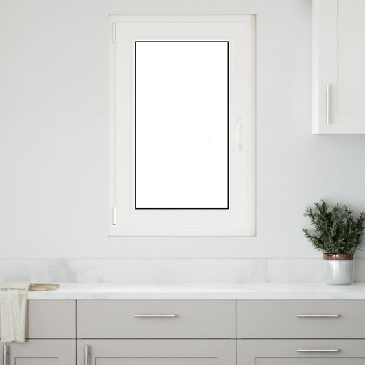 Tilt & Turn Basement Window RISOR 60 x 80 cm PVC and Glass