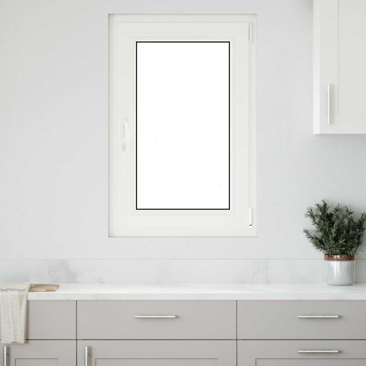 Tilt & Turn Basement Window RISOR 60 x 90 cm PVC and Glass