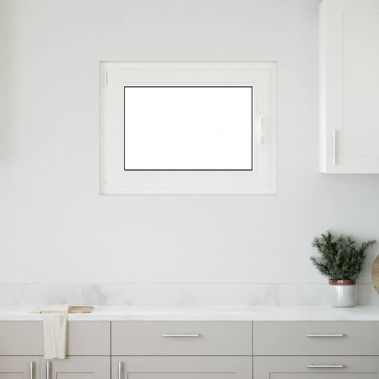 Basement Window Internal Colour White RISOR 80 x 60 cm