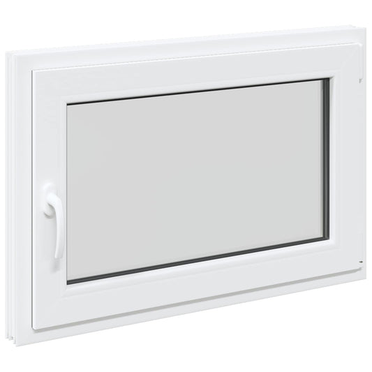Tilt & Turn Basement Window RISOR 90 x 60 cm PVC and Glass