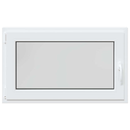 Basement Window RISOR 100 x 60 cm PVC and Glass White