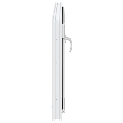Basement Window RISOR 100 x 60 cm PVC and Glass White