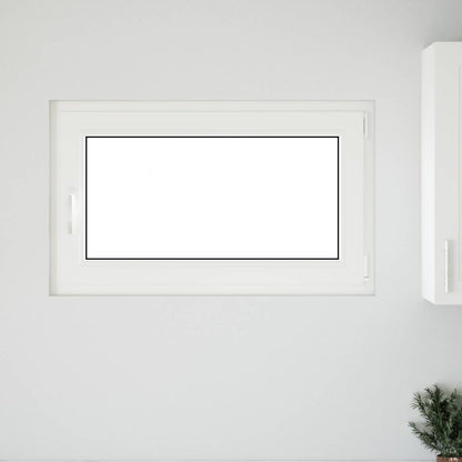 Tilt & Turn Basement Window RISOR 100 x 70 cm PVC and Glass
