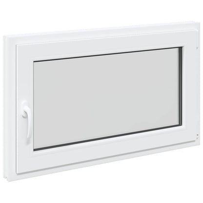 Tilt & Turn Basement Window RISOR 100 x 70 cm PVC and Glass