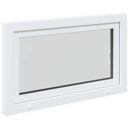 Tilt & Turn Basement Window RISOR 100 x 70 cm PVC and Glass