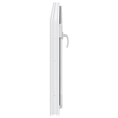 Basement Window RISOR 110 x 50 cm PVC and Glass White