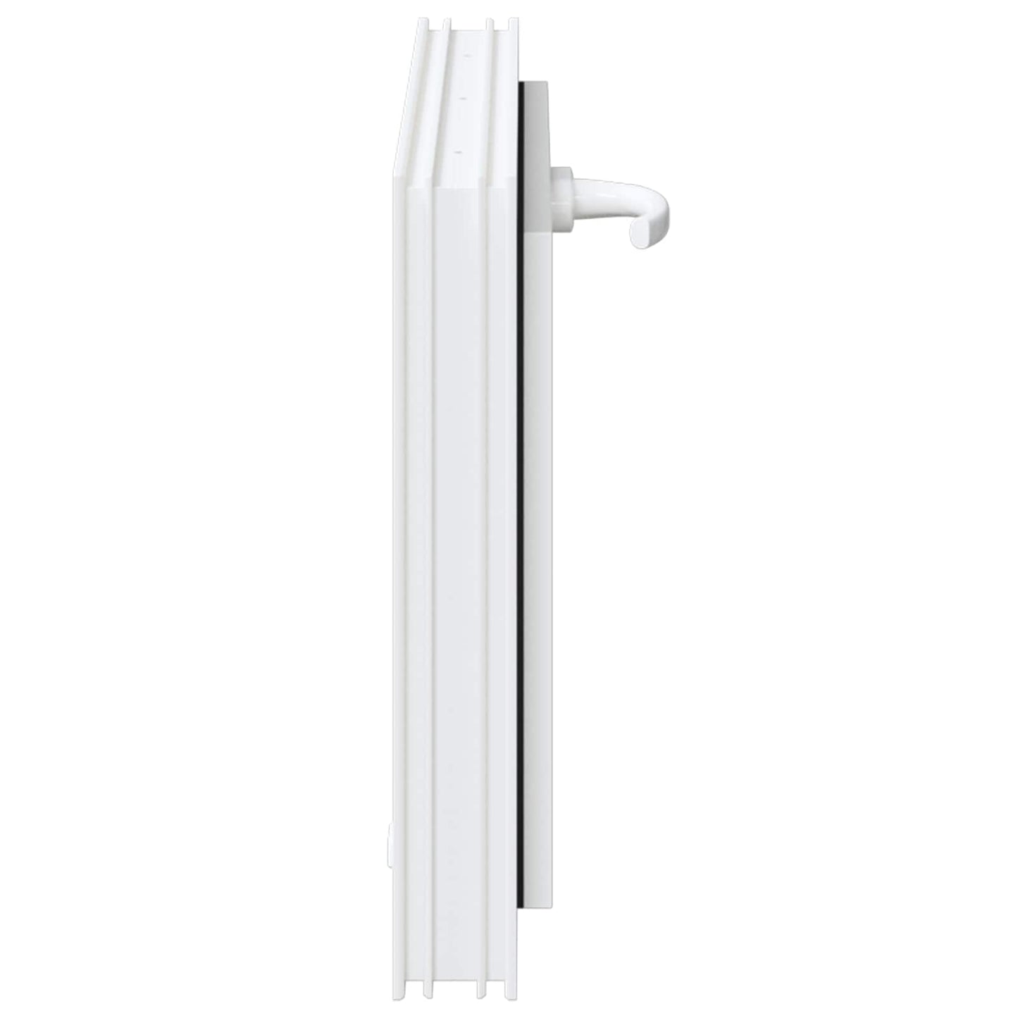 Basement Window RISOR 60 x 40 cm PVC and Glass White