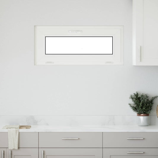 Basement Window Internal Colour White RISOR 90 x 40 cm