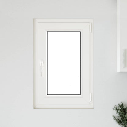 Basement Window RISOR 50 x 75 cm PVC and Glass White