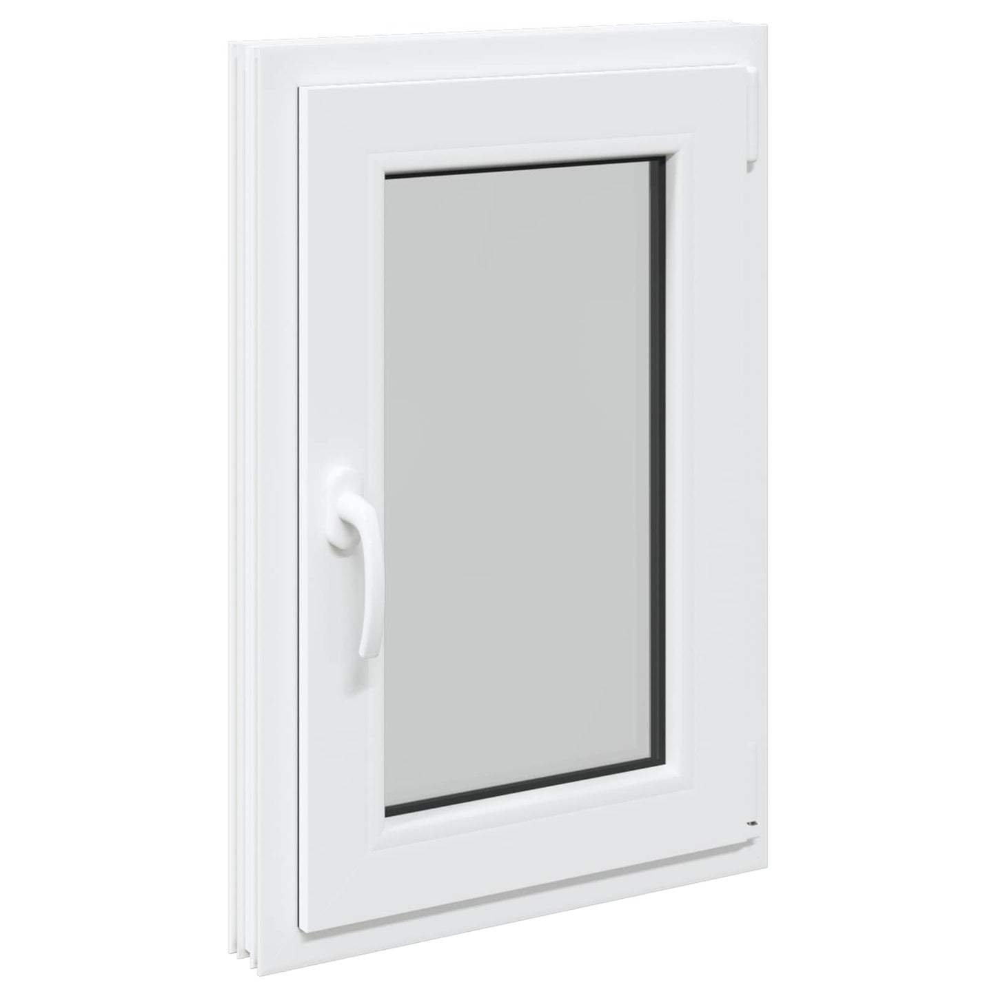 Basement Window RISOR 50 x 75 cm PVC and Glass White