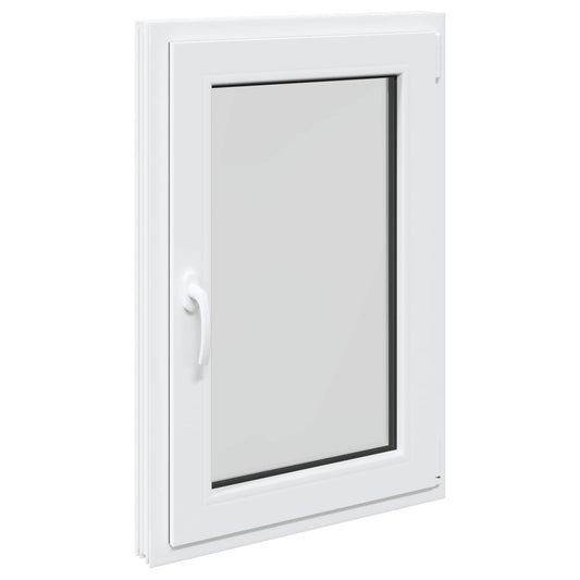Tilt & Turn Basement Window RISOR 60 x 80 cm PVC and Glass