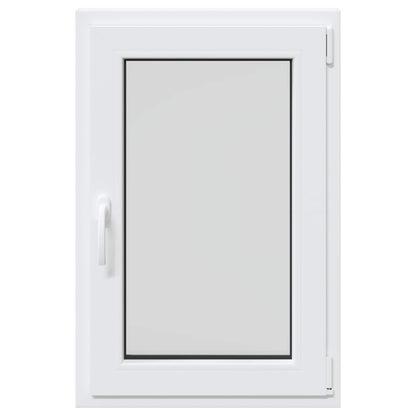 Basement Window RISOR 60 x 80 cm PVC and Glass White