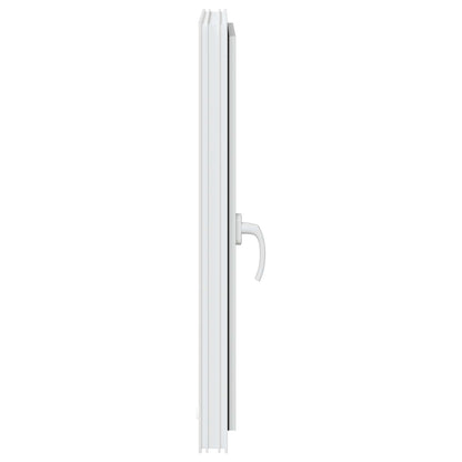Basement Window RISOR 60 x 80 cm PVC and Glass White