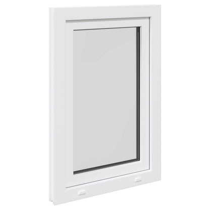 Basement Window RISOR 60 x 90 cm PVC and Glass White