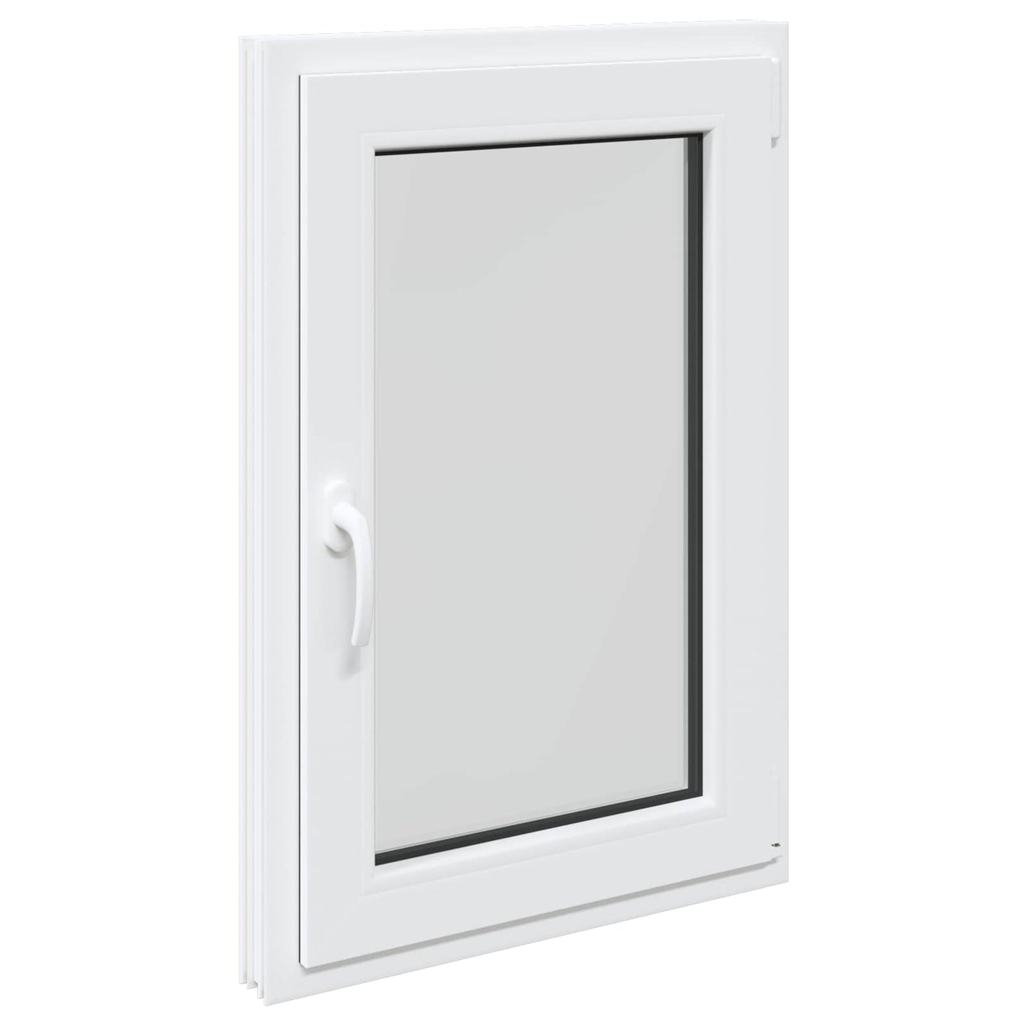 Basement Window RISOR 60 x 100 cm PVC and Glass White