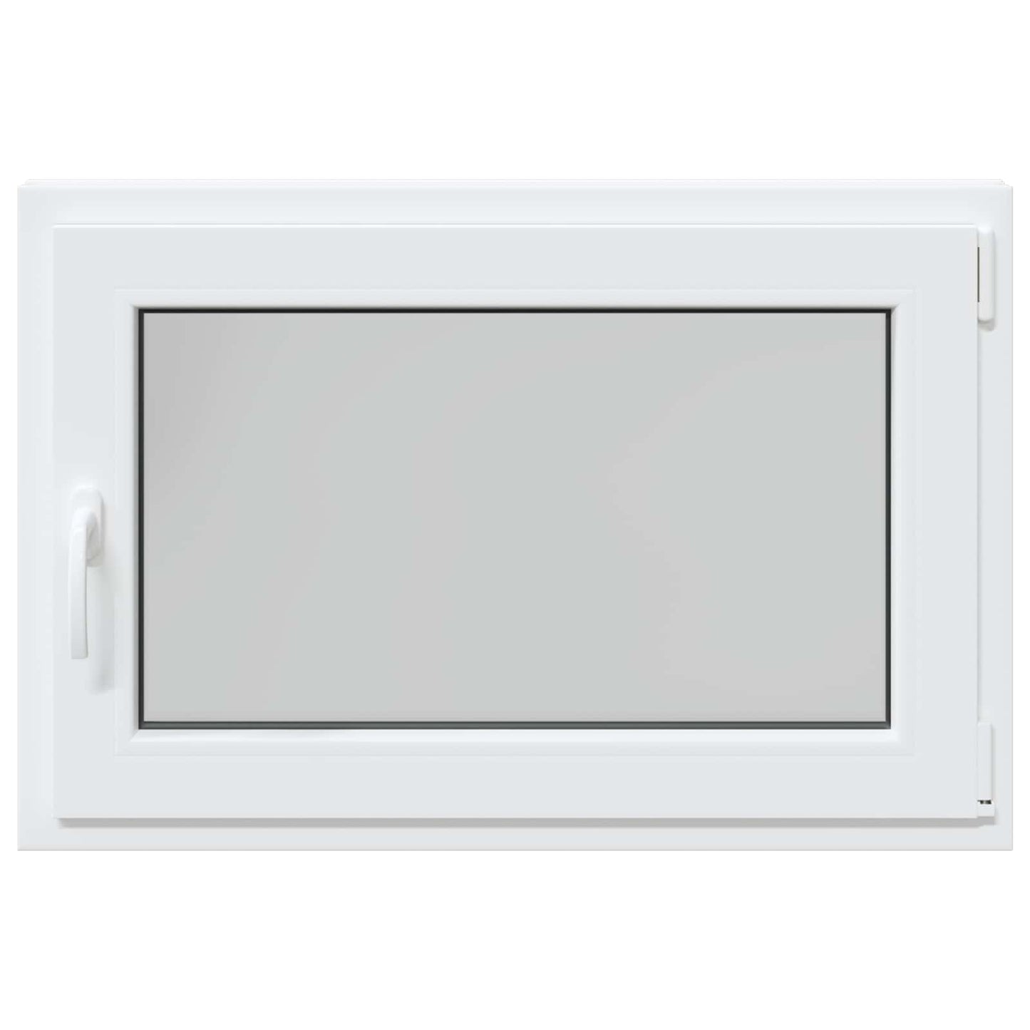 Basement Window RISOR 90 x 70 cm PVC and Glass White