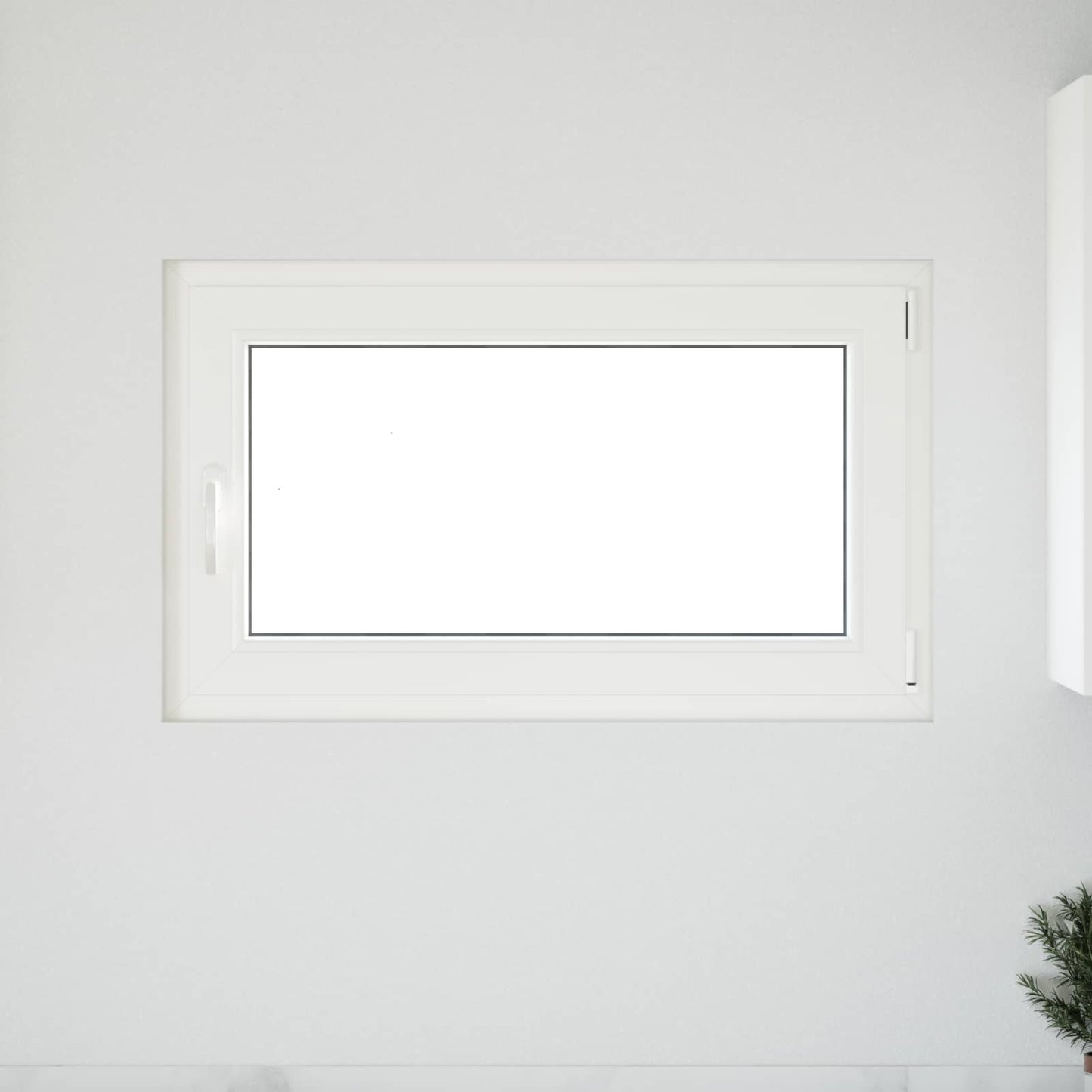 Tilt & Turn Basement Window RISOR 100 x 70 cm PVC and Glass