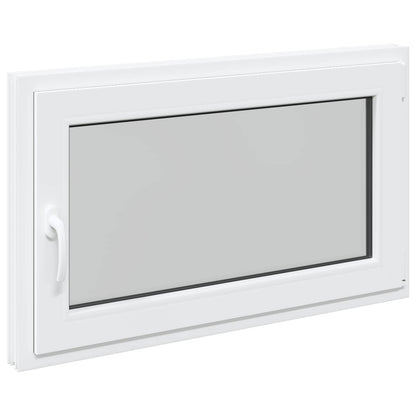 Tilt & Turn Basement Window RISOR 100 x 70 cm PVC and Glass