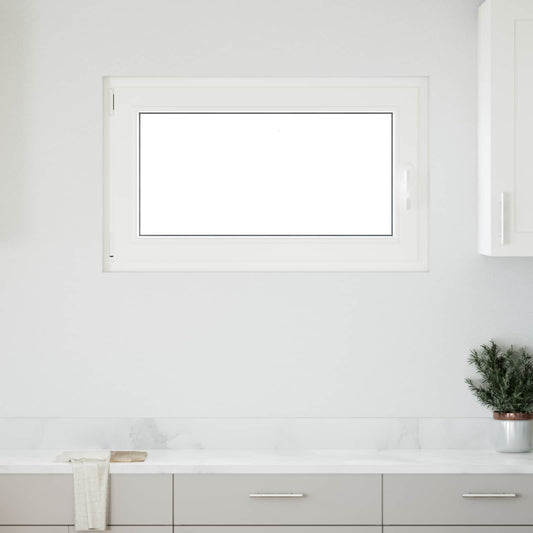Tilt & Turn Basement Window RISOR 100 x 70 cm PVC and Glass