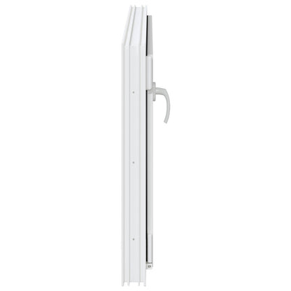 Basement Window RISOR 100 x 70 cm PVC and Glass White