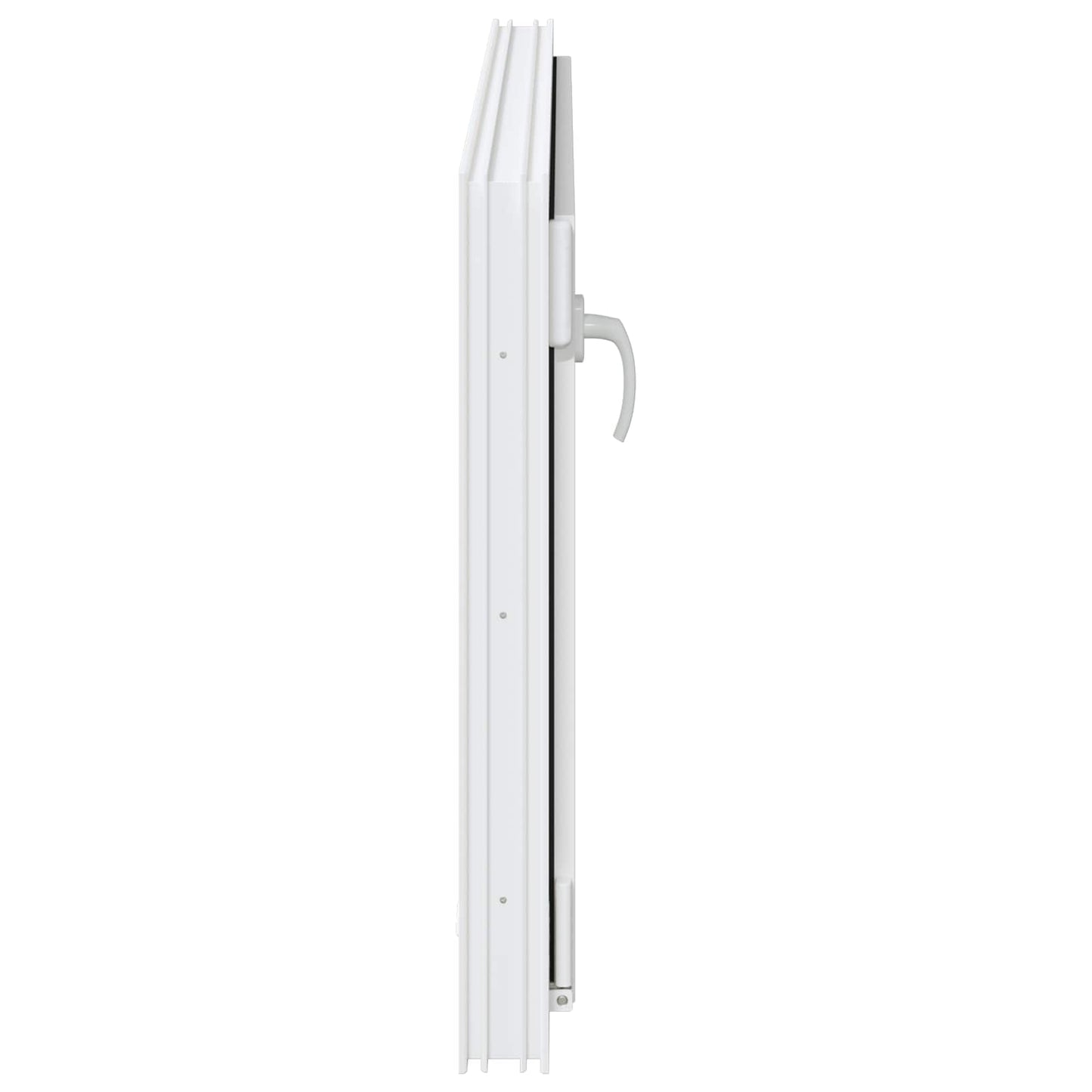 Basement Window RISOR 110 x 50 cm PVC and Glass White