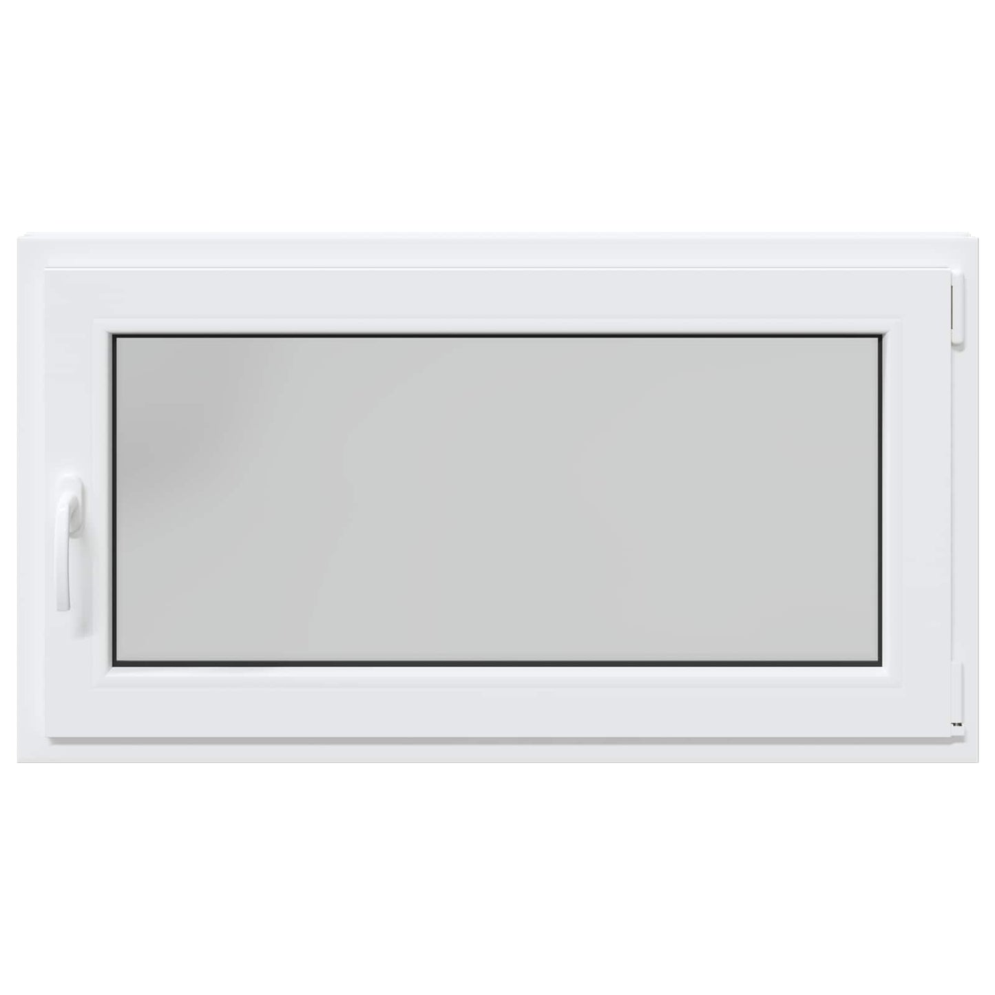 Basement Window RISOR 110 x 60 cm PVC and Glass White
