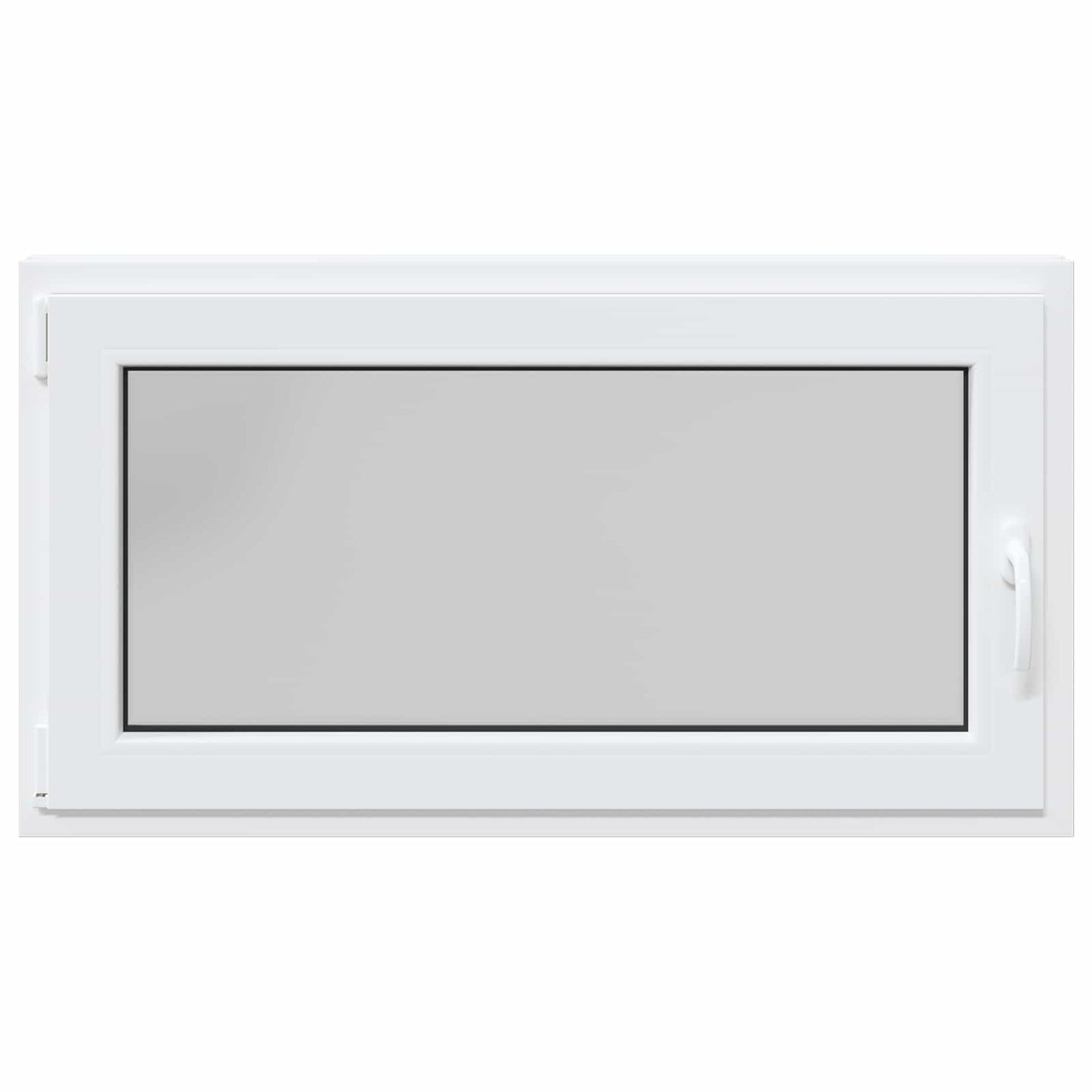 Basement Window RISOR 110 x 60 cm PVC and Glass White