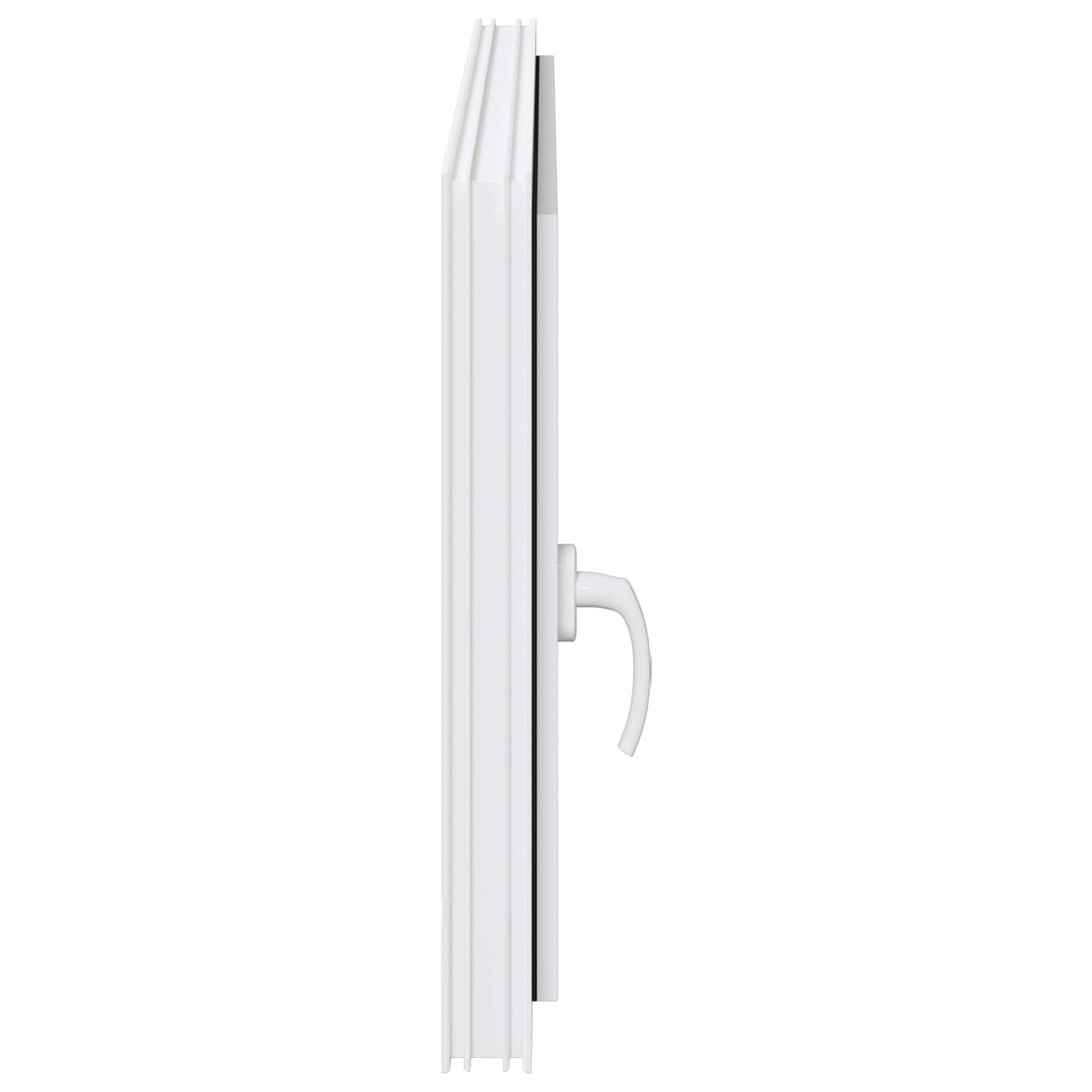 Basement Window RISOR 110 x 70 cm PVC and Glass White