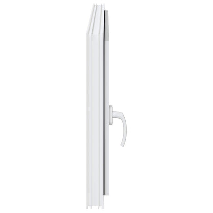 Basement Window RISOR 120 x 60 cm PVC and Glass White