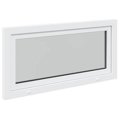 Basement Window RISOR 120 x 60 cm PVC and Glass White