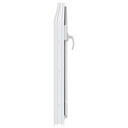Basement Window RISOR 120 x 60 cm PVC and Glass White
