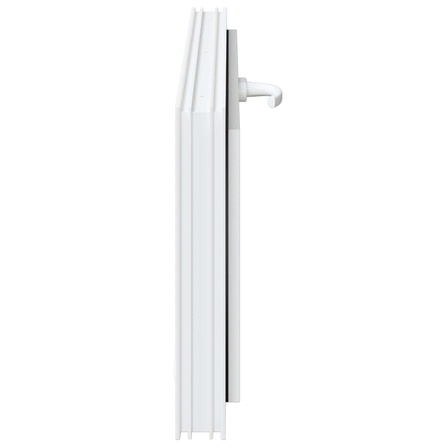 Basement Window RISOR 110 x 40 cm PVC and Glass White