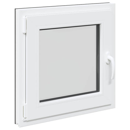 Basement Window RISOR 50 x 50 cm PVC and Glass Anthracite