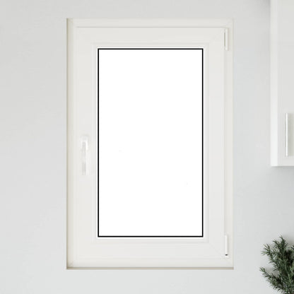 Basement Window RISOR 60 x 80 cm PVC and Glass Anthracite