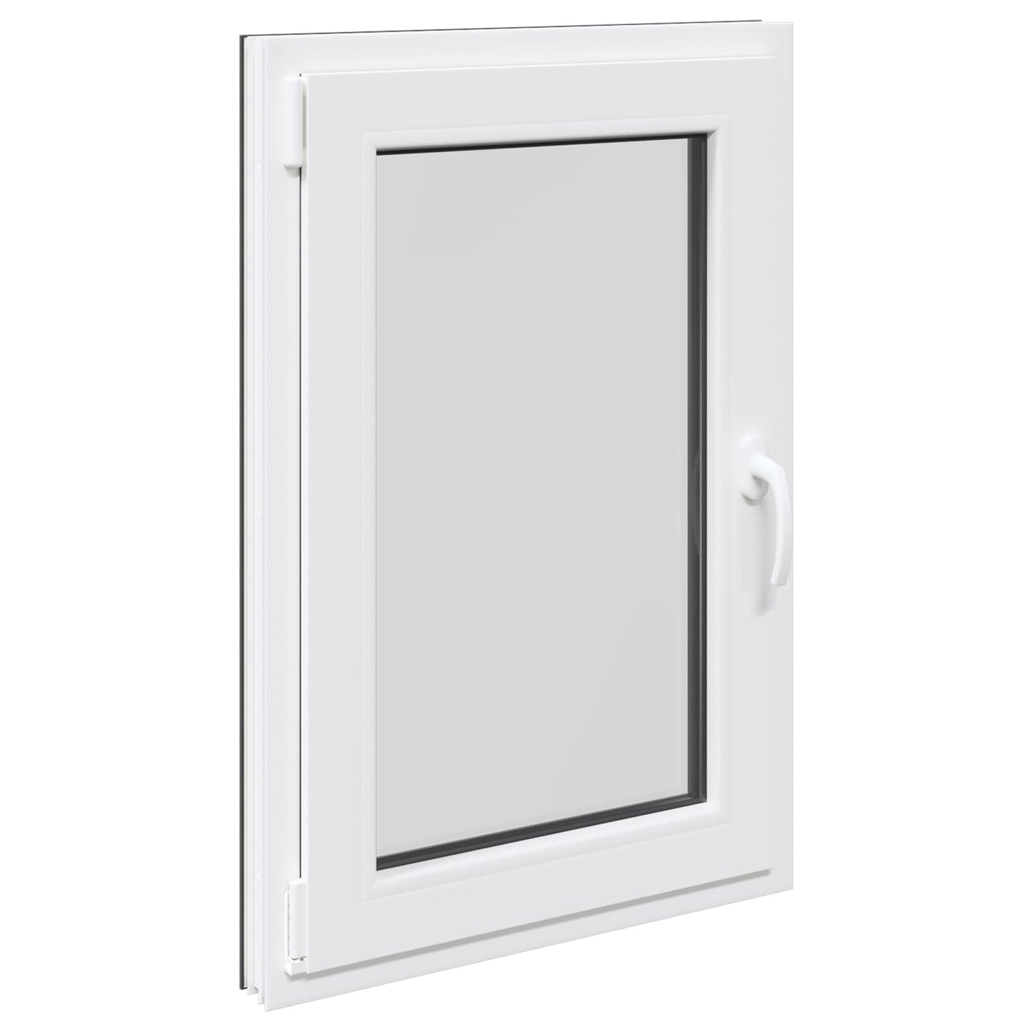 Basement Window RISOR 60 x 90 cm PVC and Glass Anthracite