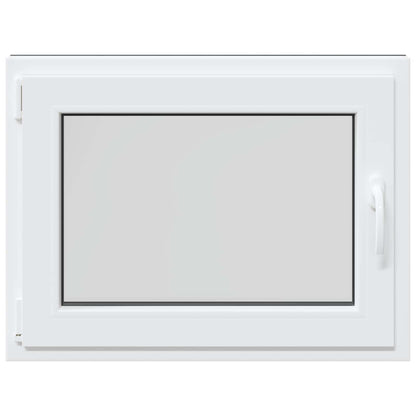 Basement Window RISOR 80 x 50 cm PVC and Glass Anthracite