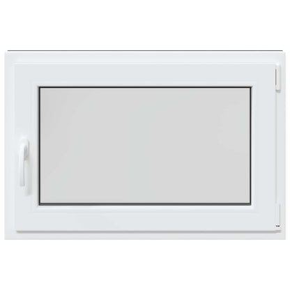 Basement Window RISOR 80 x 70 cm PVC and Glass Anthracite