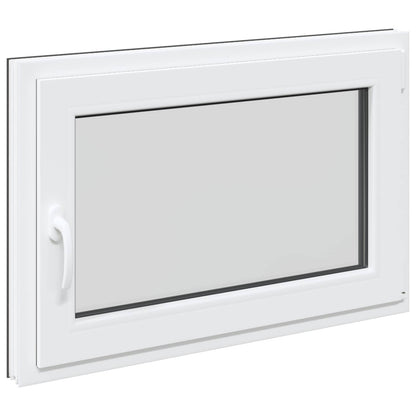 Basement Window RISOR 90 x 50 cm PVC and Glass Anthracite
