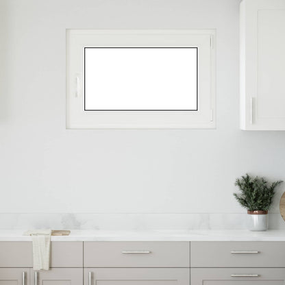 Basement Window RISOR 90 x 60 cm PVC and Glass Anthracite