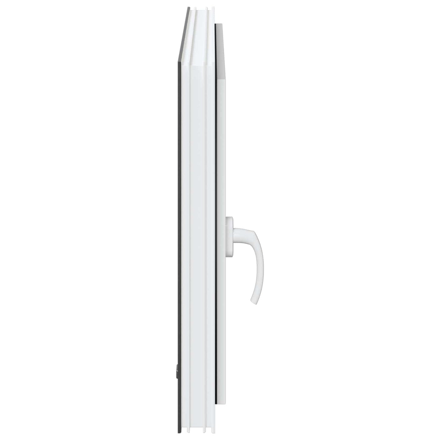 Basement Window RISOR 90 x 60 cm PVC and Glass Anthracite