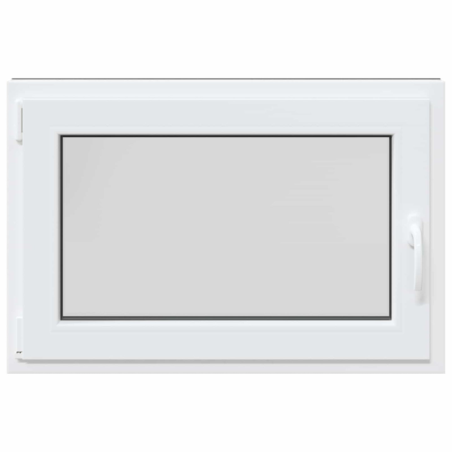 Basement Window RISOR 90 x 70 cm PVC and Glass Anthracite