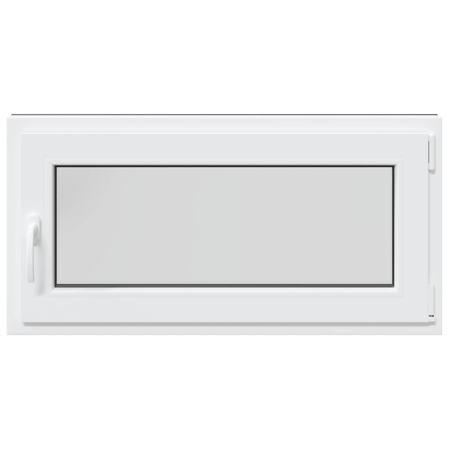 Basement Window RISOR 100 x 50 cm PVC and Glass Anthracite