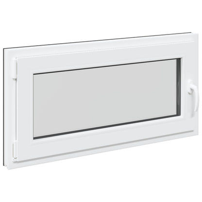 Basement Window RISOR 100 x 50 cm PVC and Glass Anthracite
