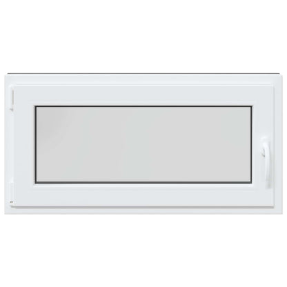 Basement Window RISOR 100 x 50 cm PVC and Glass Anthracite
