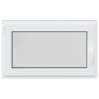Basement Window RISOR 100 x 70 cm PVC and Glass Anthracite