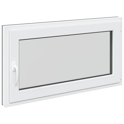 Basement Window RISOR 110 x 50 cm PVC and Glass Anthracite