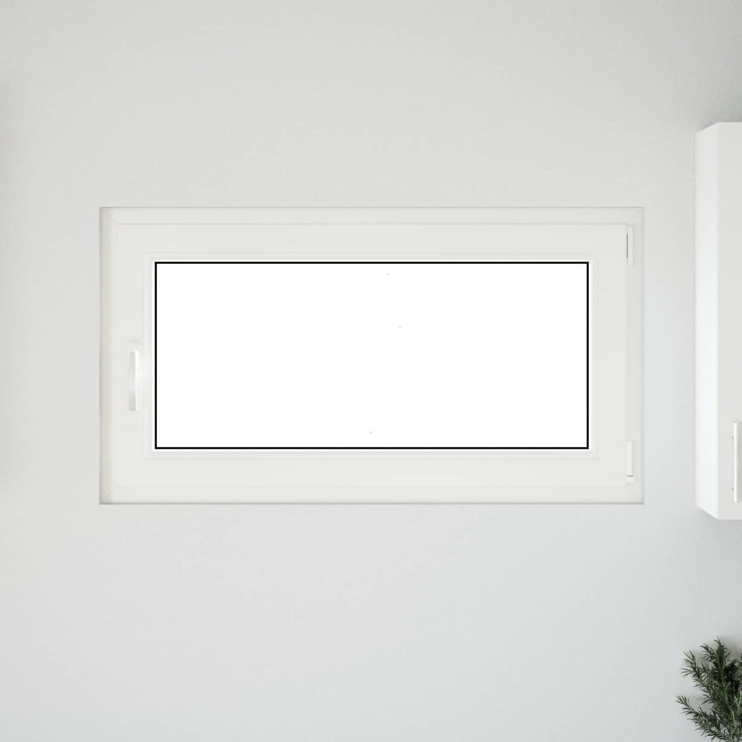 Basement Window RISOR 110 x 60 cm PVC and Glass Anthracite