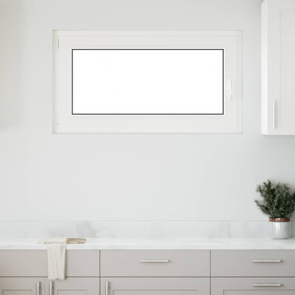 Basement Window RISOR 110 x 60 cm PVC and Glass Anthracite